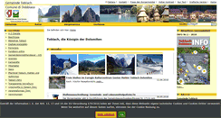 Desktop Screenshot of gemeinde.toblach.bz.it